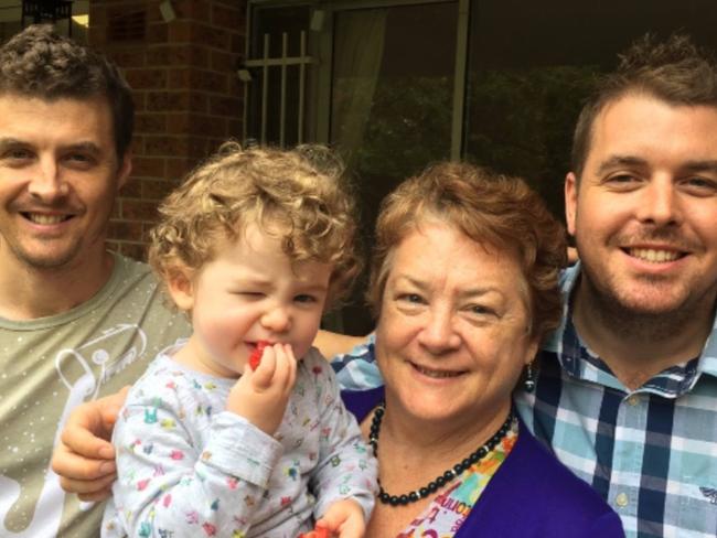 Johnathan, Cassie, Jo-Ann and Nicholas Thwaites on Mother’s Day.