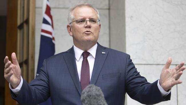 Scott Morrison warned that in the year ahead ‘we must stay vigilant’. Picture: Gary Ramage