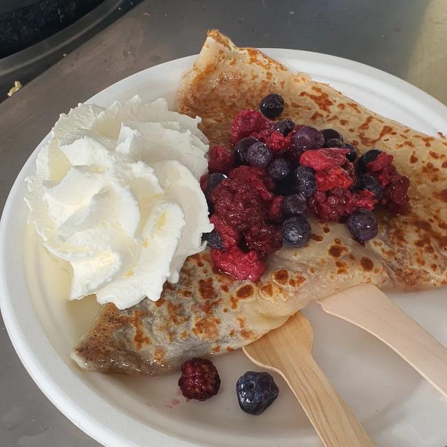 Ken's Crepes from Mindil Beach Sunset Market comes highly recommended. Photo: Supplied