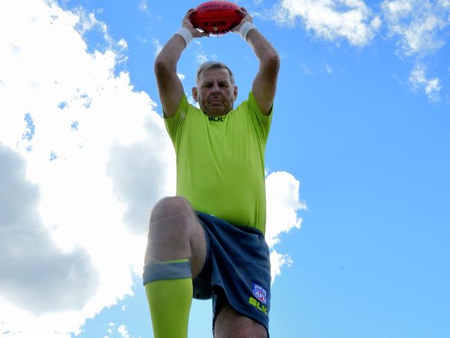 <s1>Umpire Mike Horsman, 71, started officiating in country and suburban footy games in 1961. </s1>                        <s1>Picture: BERNARD HUMPHREYS</s1>