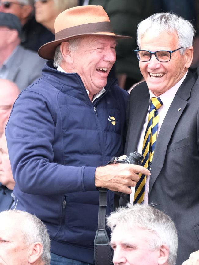 Geelong Cup connections winning owners of Amade left Terry Henderson , John Spence Picture: Mark Wilson