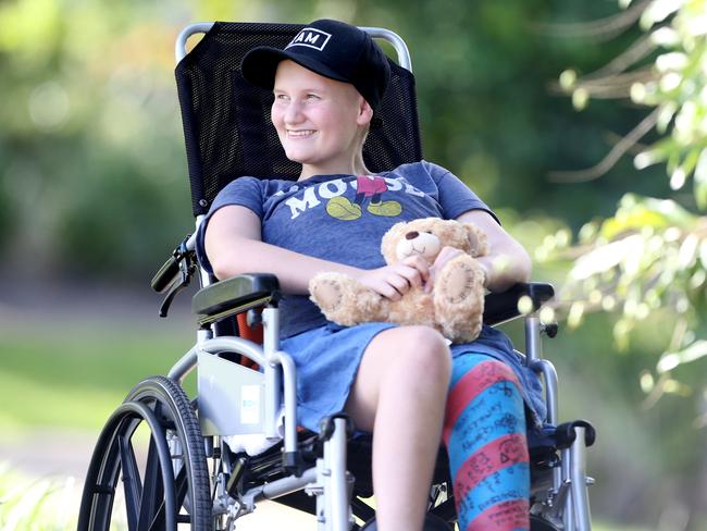 Abbi Head, 13, is ready to give her own royal tour when Charles and Camilla touch down. Picture: Ric Frearson/AAP