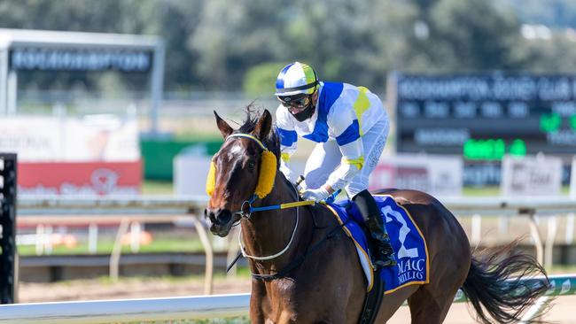 Namazu wins the 2023 Townsville Cup at Cluden Park. Picture: Supplied