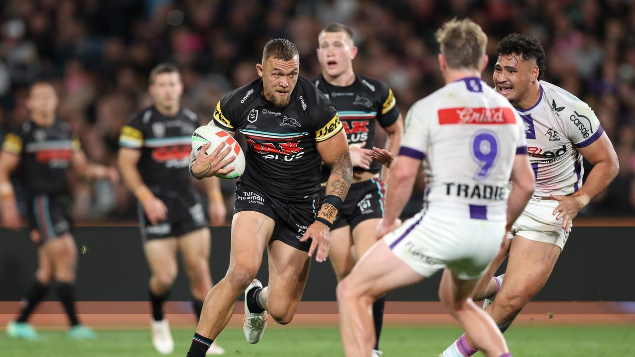 James Fisher-Harris has developed into a real leader at Penrith two years after he struggled in the role. Picture: Matt King/Getty Images