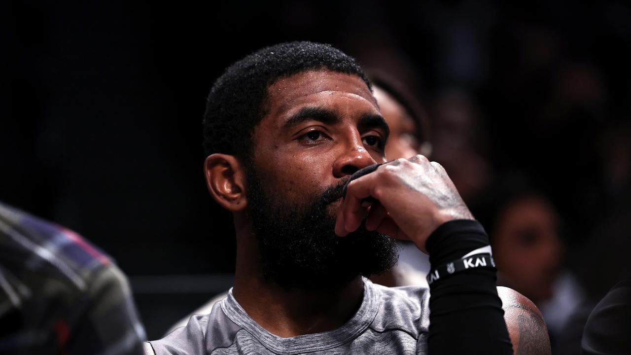 Get your act together, Kyrie. (Photo by Dustin Satloff/Getty Images)