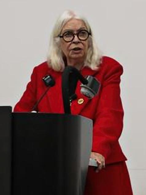 Marcia Langton speaks at the Edith Cowan University campus in Bunbury on Sunday. Picture: Bunbury Herald