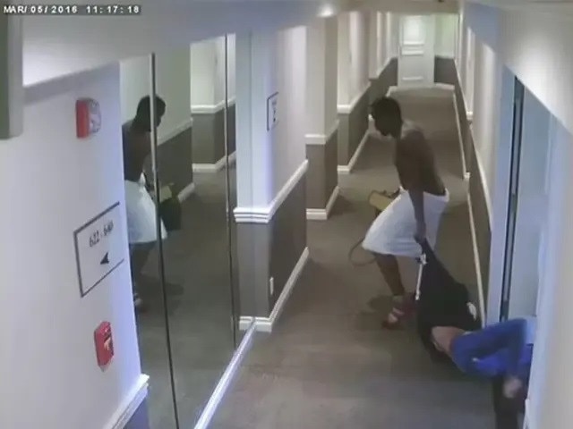 The jury was shown a photo from a 2016 assault on Ventura at a hotel. Picture: Department of Justice