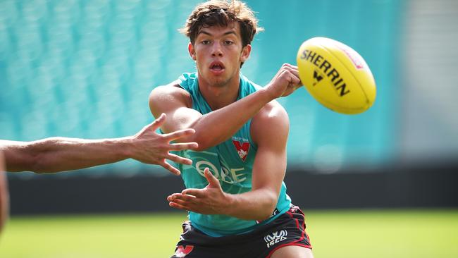 Ollie Florent at Sydney training. Picture: Phil Hillyard