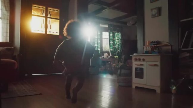 Adorable toddler joy in Apple iPhone 13 ad