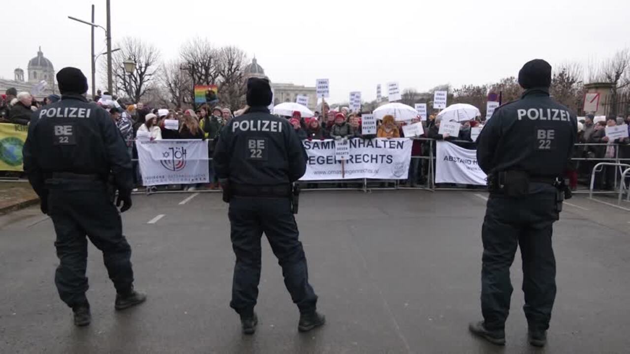 Austrians protest as far-right leader tasked with forming govt