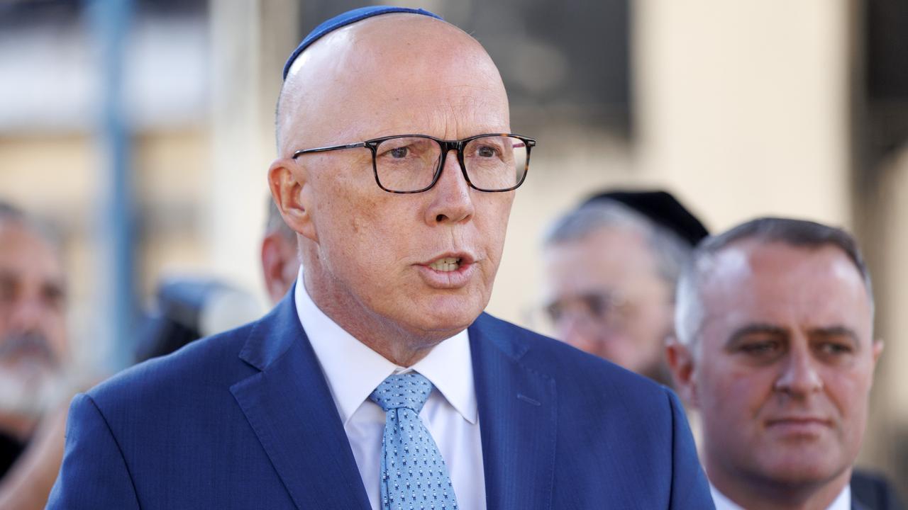 Mr Dutton said you can’t ‘put a price on’ community safety. Picture: NewsWire/David Geraghty