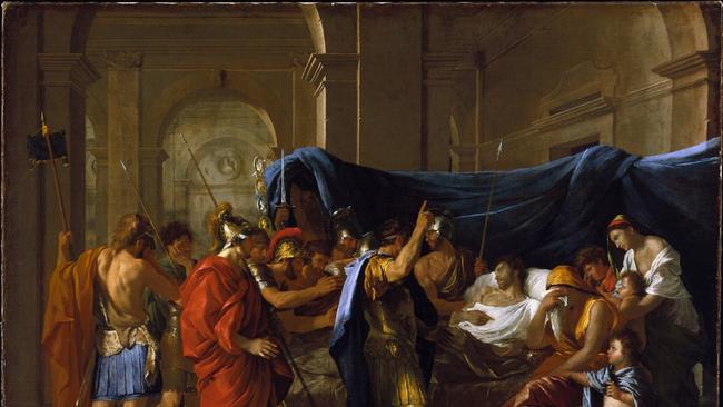 Poussin, The Death of Germanicus, 162. , Minneapolis, Institute of Art