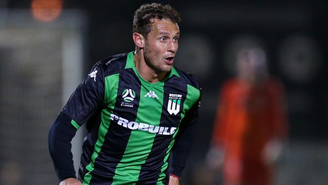 Western United’s star Italian signing Alessandro Diamanti. Picture: AAP