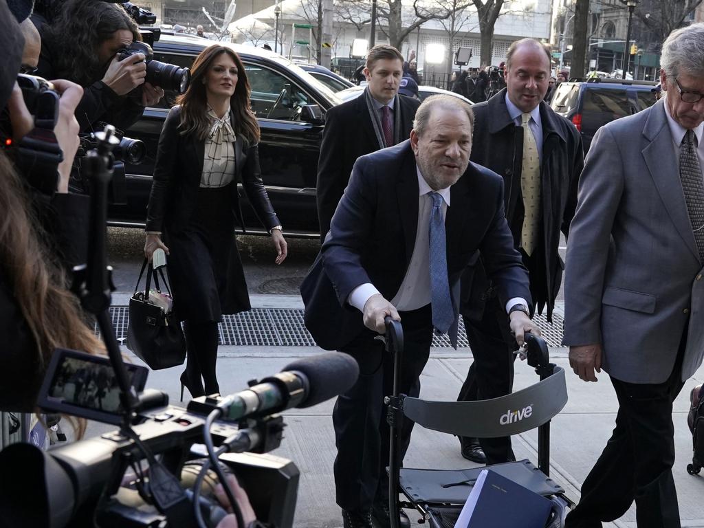 Harvey Weinstein arrives at the Manhattan Criminal Court. Picture: Timothy A. Clary / AFP