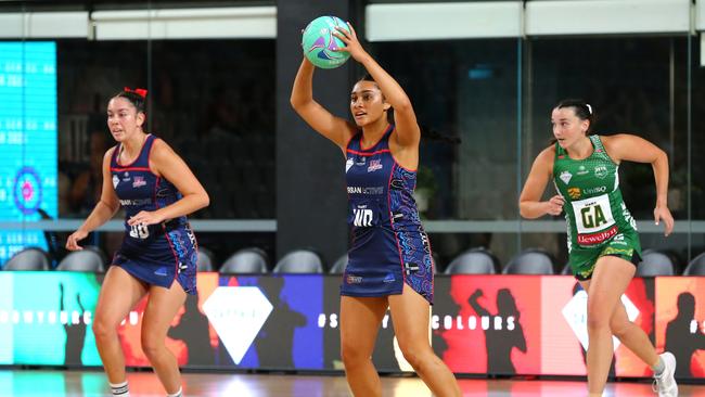 Sapphire Series netball Round 1 – Brisbane South Wildcats Vs Ipswich Jets (green) Nathan Saturday 22nd April 2023 Picture David Clark