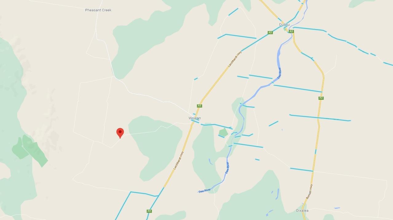 A house fire was reported in Wowan on Pocket Creek Road on October 26, 2021. Picture: Google Maps