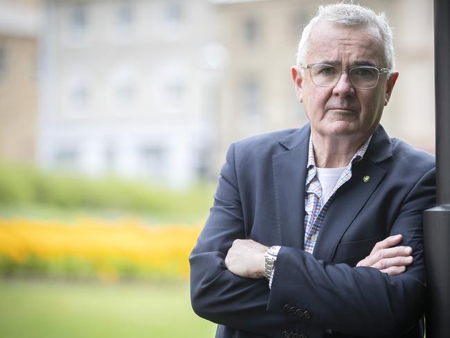 Independent Member for Clark, Andrew Wilkie at Hobart. Picture: Chris Kidd