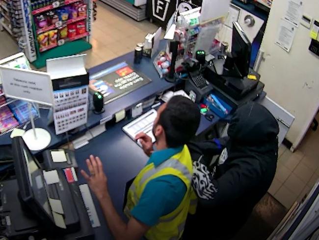 A Sydney man was under the influence of a cocktail of drugs and hadn’t slept for days when he carried out a terrifying armed robbery at a servo, making off with just $40 and a few packets of cigarettes.