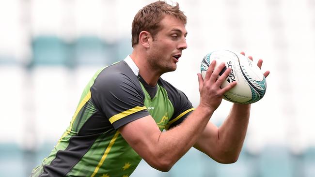 Dean Mumm is seen as a safe pair of hands in the Wallabies lineout.