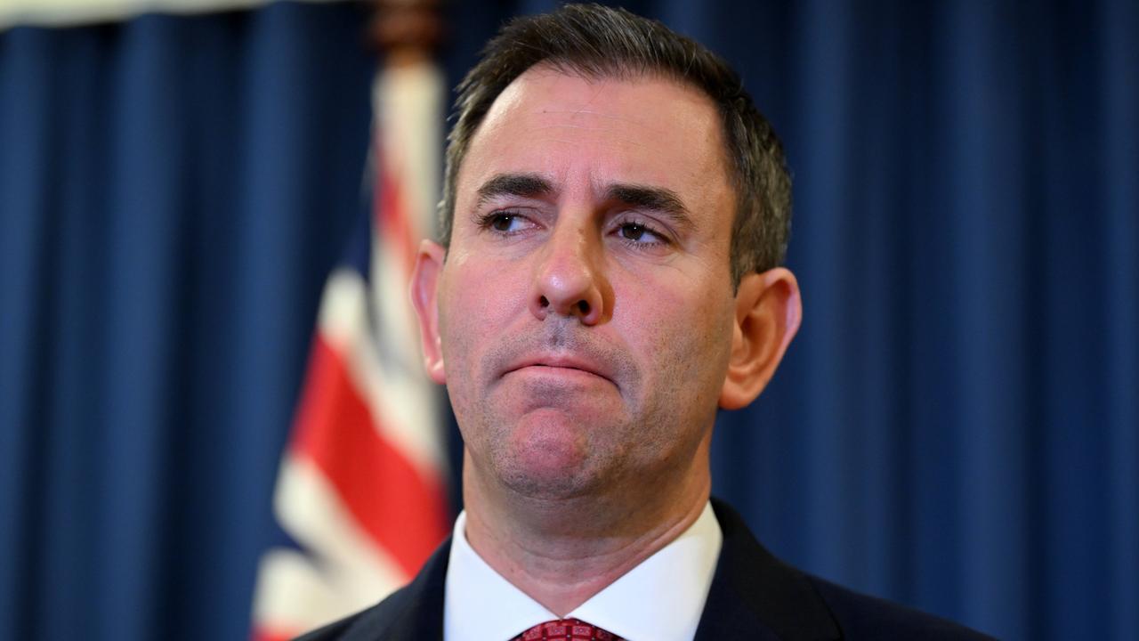 Federal Treasurer Jim Chalmers has warned of a strong economic headwind. Picture: NCA NewsWire/Dan Peled