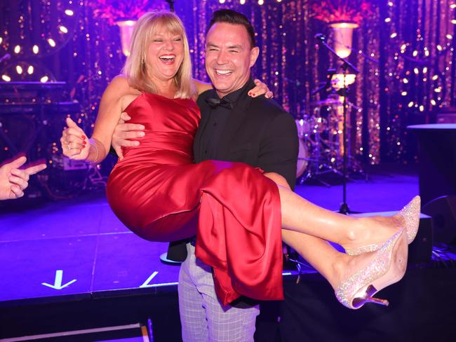 Donna Gates and Darren Taylor at the Gold Coast Business Excellence Awards Gala 2023 at The Star Gold Coast. Picture, Portia Large.