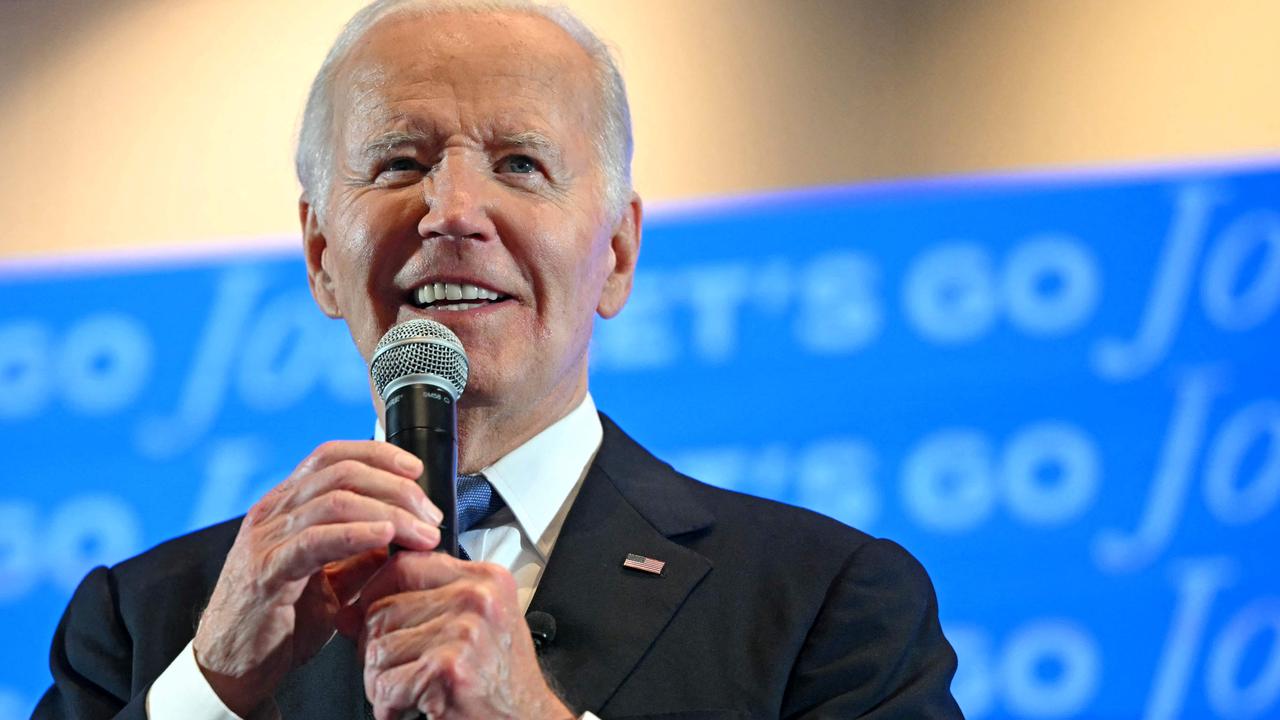 US President Joe Biden was peppy at a campaign event following the debate. Picture: Mandel Ngan / AFP