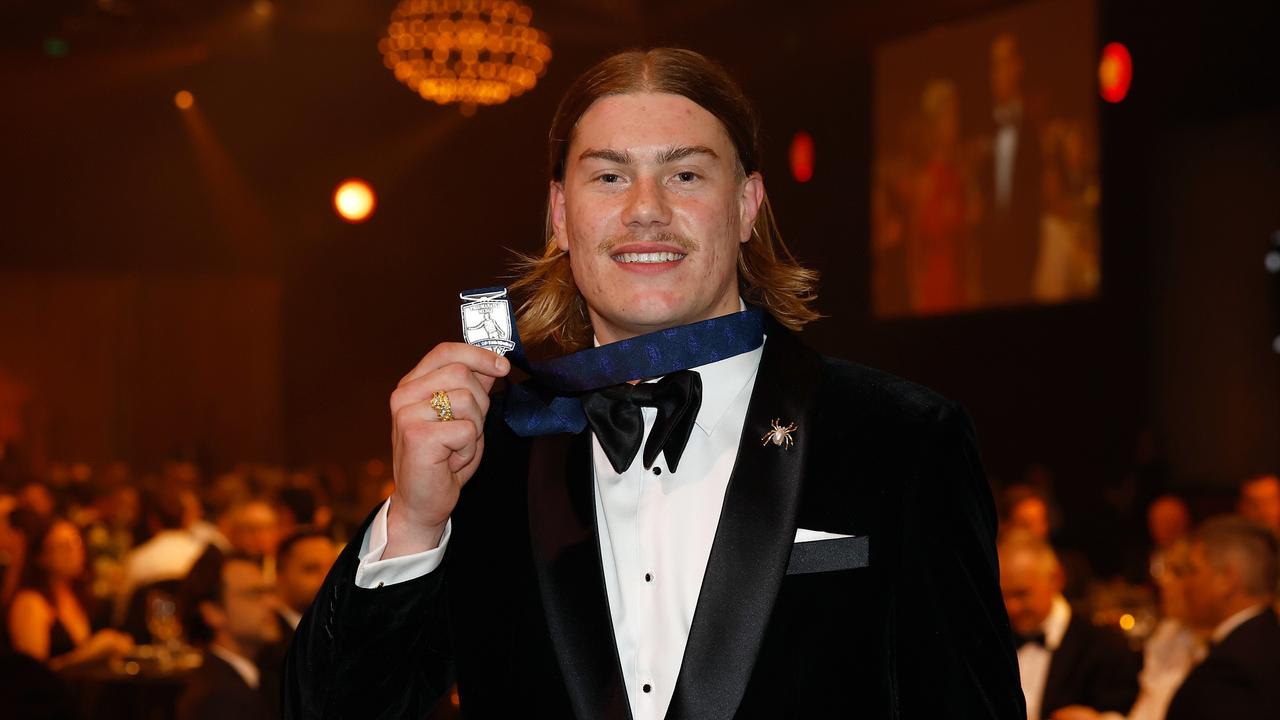 Harley Reid of the Eagles wins the NAB AFL Goal of the Year. (Photo by Michael Willson/AFL Photos via Getty Images)