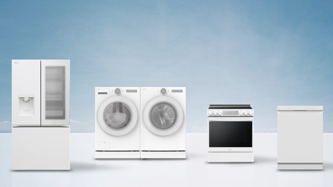 LGs’ retro minimalist fridge and washing machines debut at CES.