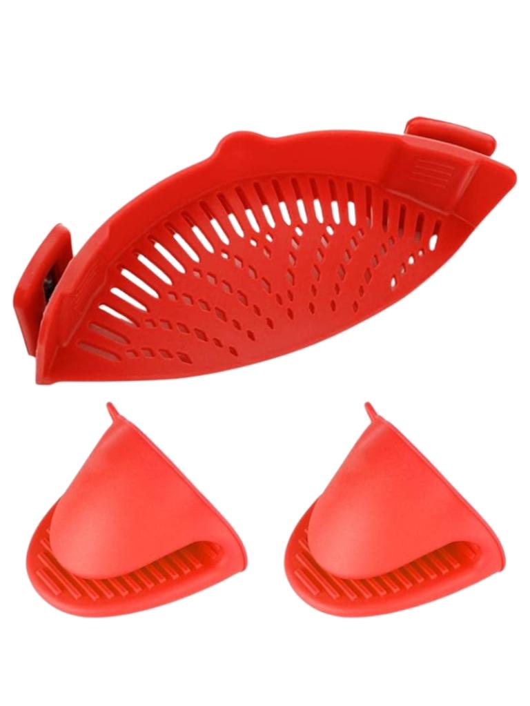 Silicone Clip-On Strainer. Picture: Amazon Australia.