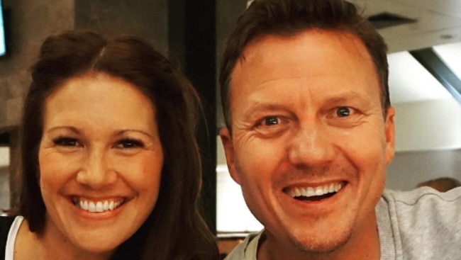 James Brayshaw with his girlfriend, Lisa Christie. Picture: Instagram.