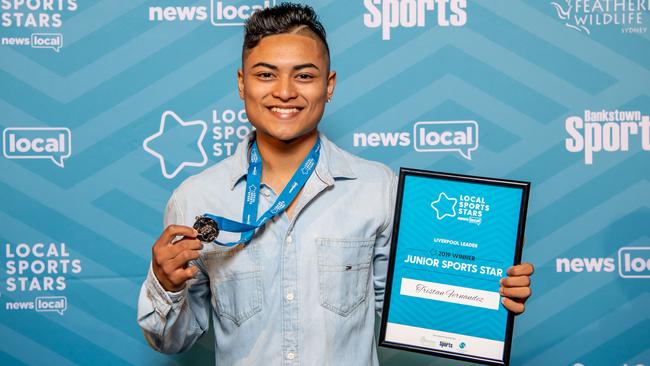 Tristan Fernandez claimed the <i>Liverpool Leader’s </i>Junior Sports Star award for 2019. Pictures: Monique Harmer