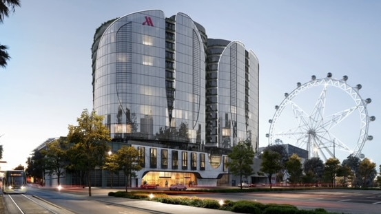 Melbourne Marriott hotel Docklands set to open soon. picture supplied