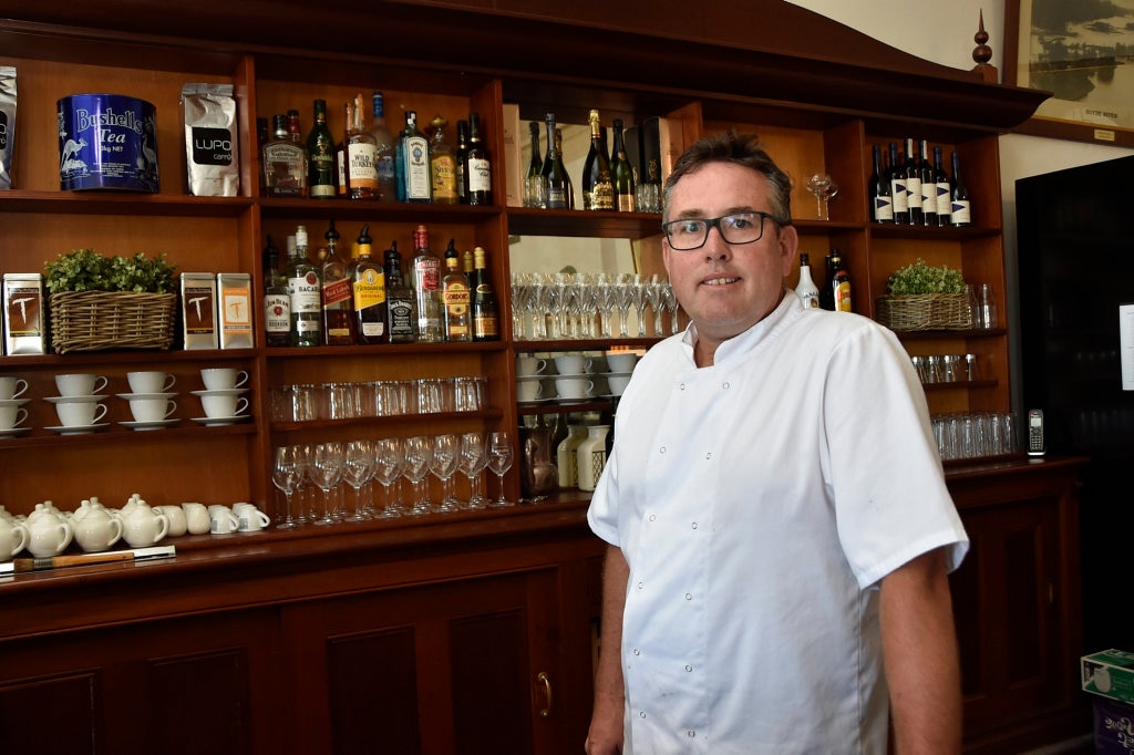 Inbound restaurant at the Railway will open for dinner Friday and Saturday nights. Inbound Toowoomba chef Clayton Costigan. . Picture: Bev Lacey