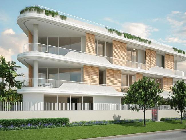 The proposed development at 22 Landsborough Parade, which will all go to one lucky winner.