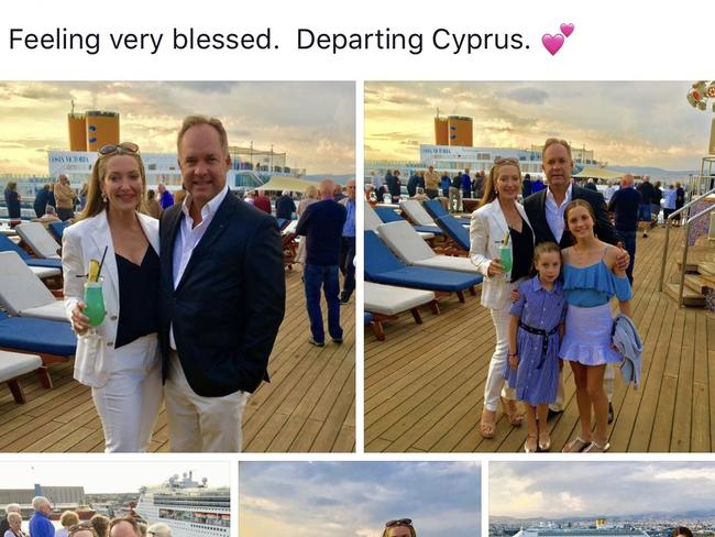 The ship visited Cyprus.