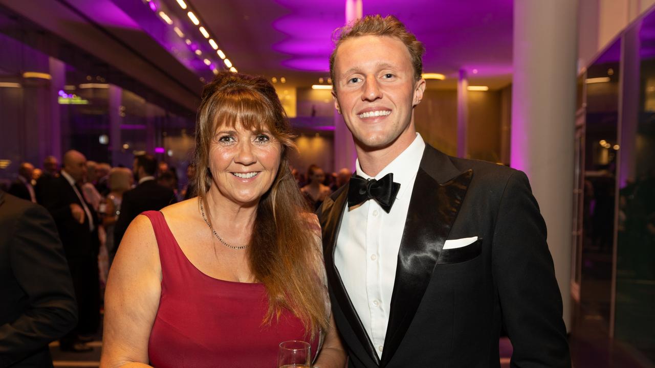 Catherin Marks and Damian Nugent at the 54th Sports Star of the Year Awards at RACV Royal Pines. THE PULSE . Picture: Celeste Humphrey