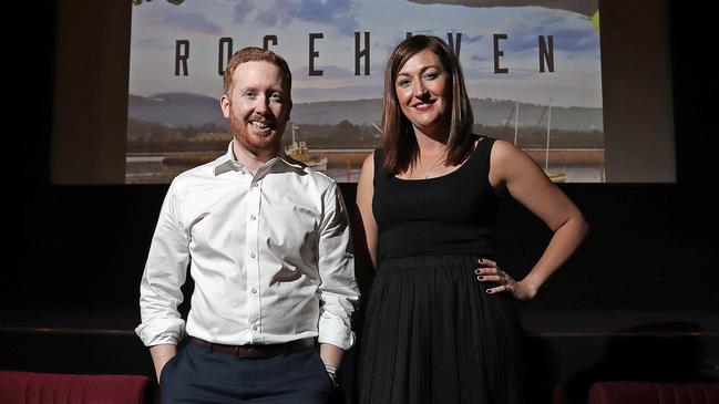 Luke McGregor and Celia Pacquola will share the secrets of their Rosehaven success at the comedy festival. Picture: LUKE BOWDEN