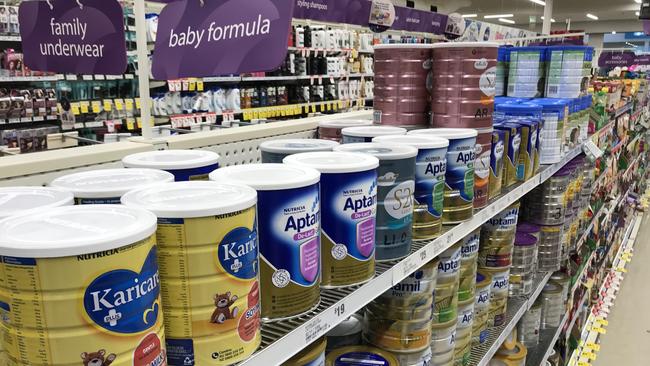 Baby formula is an in-demand item at most supermarkets.