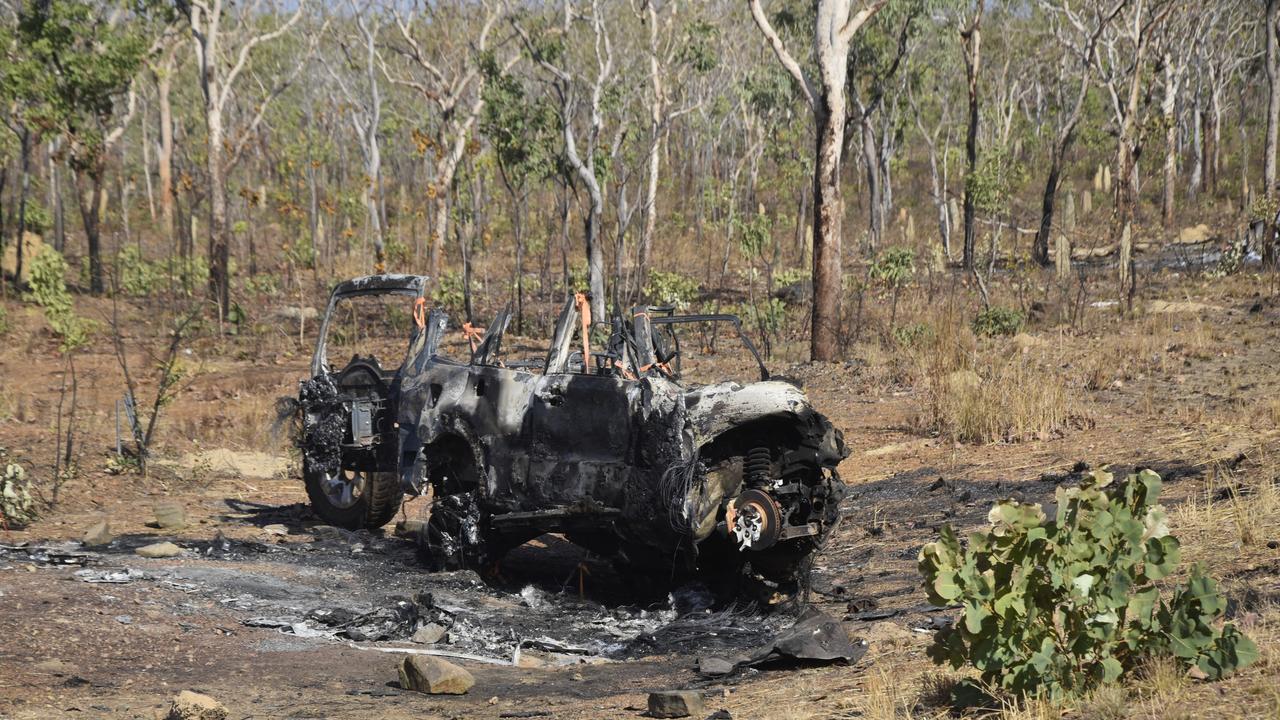 A family of six died when their Pajero burst into flames. Picture: Sierra Haigh