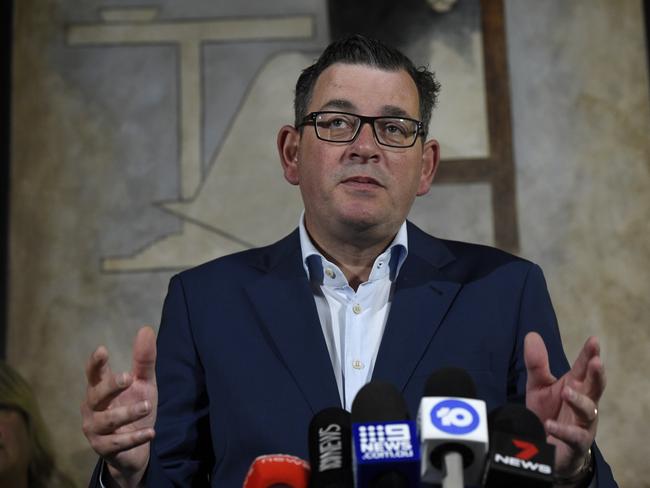 Premier Daniel Andrews hit out at the federal government this week over GST arrangements. Picture: Andrew Henshaw