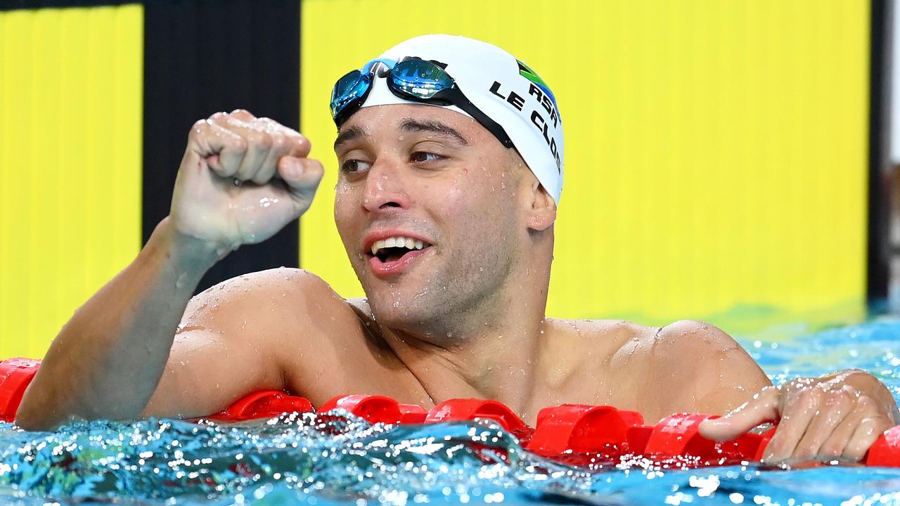 Chad Le Clos said he was gutted to miss out on gold.