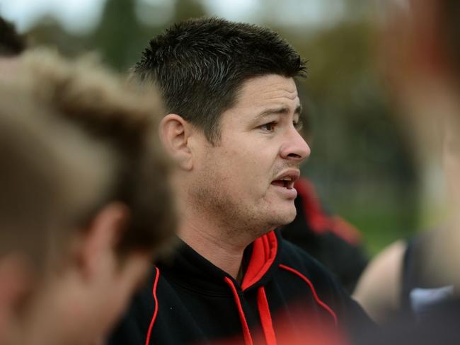 Simon Caldwell in his previous coaching stint at Kilsyth.