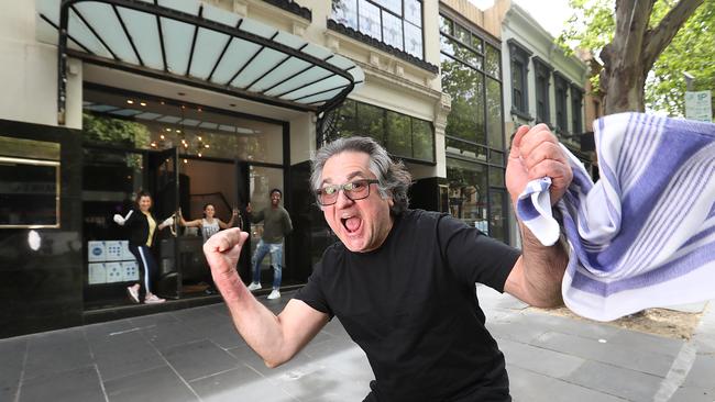 Restaurateur Guy Grossi at Grossi Florentino in the city. Picture: Alex Coppel.