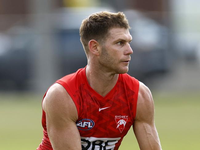 Taylor Adams may have to wait for his AFL debut with the Swans after a careless tackle in the VFL. Picture: Phil Hillyard.