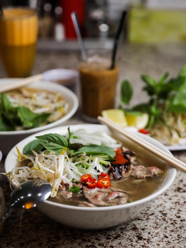 Pho Kim Long serves generous portions. Picture: Nicole Cleary