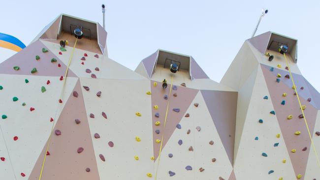 Rock climbing wall. Photo – RCC