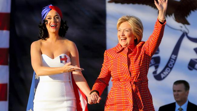 Clinton is friendly with some of the world’s biggest stars.