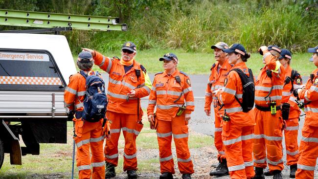 About 70 members of the SES searched for the missing 69-year-old. Picture: John Gass