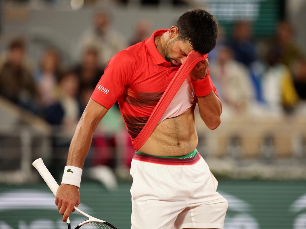 Novak Djokovic described Wimbledon’s bans as a ‘lose lose situation’. Picture: Adam Pretty/Getty Images