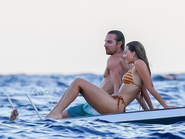 Margot Robbie, husband Tom Ackerley in Formentera, Spain. Picture: IMP Features/Backgrid